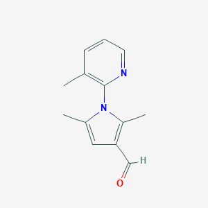 2,5-Dimethyl-1-(3-methyl-pyridin-2-yl)-1H-pyrrole-3-carbaldehydeͼƬ