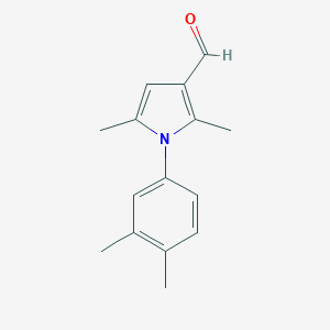 1-(3,4-Dimethylphenyl)-2,5-dimethyl-1H-pyrrole-3-carbaldehyde图片