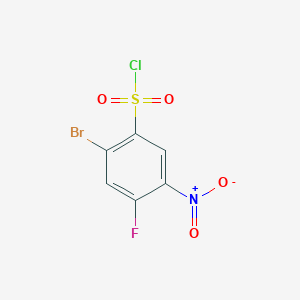 2-bromo-4-fluoro-5-nitrobenzene-1-sulfonyl chlorideͼƬ