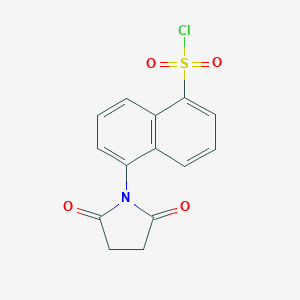 5-(2,5-Dioxo-pyrrolidin-1-yl)-naphthalene-1-sulfonyl chloride图片