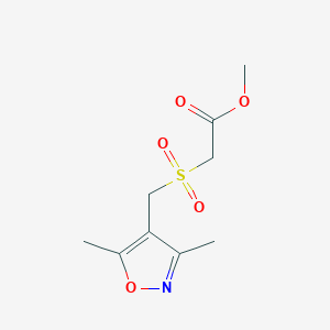 Methyl 2-{[(3,5-dimethyl-4-isoxazolyl)methyl]sulfonyl}acetateͼƬ