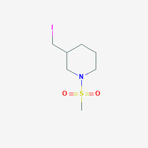 3-(Iodomethyl)-1-(methylsulfonyl)-piperidine图片