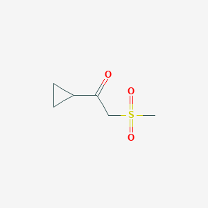 1-Cyclopropyl-2-methanesulfonylethan-1-oneͼƬ