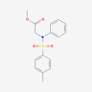 Methyl N-[(4-methylphenyl)sulfonyl]-N-phenylglycinate图片