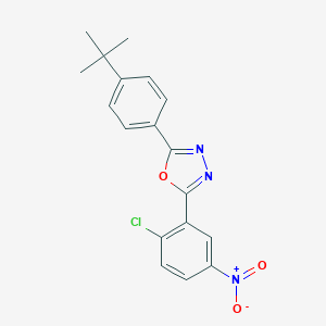 2-[4-(tert-Butyl)phenyl]-5-(2-chloro-5-nitrophenyl)-1,3,4-oxadiazoleͼƬ