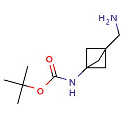 tert-butylN-[3-(aminomethyl)bicyclo[1,1,1]pentan-1-yl]carbamateͼƬ