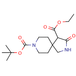 8-tert-butyl4-ethyl3-oxo-2,8-diazaspiro[4,5]decane-4,8-dicarboxylateͼƬ