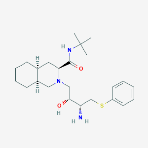 (3S,4aS,8aS)-2-[(2R,3R)-3-Amino-2-hydroxy-4-(phenylthio)butyl]-N-(1,1-dimethylethyl)decahydro-3-isoquinolinecarboxamideͼƬ