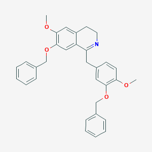 7-(Benzyloxy)-1-[3-(benzyloxy)-4-methoxybenzyl]-3,4-dihydro-6-methoxyisoquinoline图片