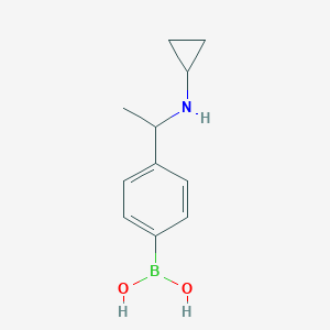 (4-(1-(Cyclopropylamino)ethyl)phenyl)boronic acidͼƬ