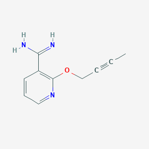 2-(But-2-ynyloxy)pyridine-3-carboximidamideͼƬ