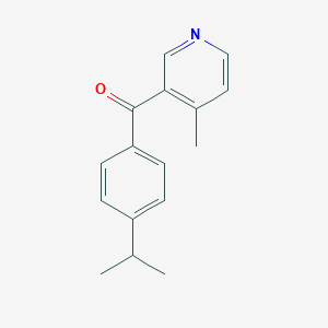 3-(4-Isopropylbenzoyl)-4-methylpyridine图片