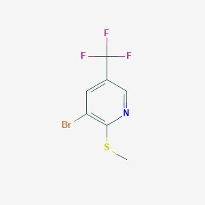 3-Bromo-2-(methylthio)-5-(trifluoromethyl)pyridineͼƬ