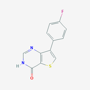 7-(4-Fluorophenyl)-3H,4H-thieno-[3,2-d]pyrimidin-4-one图片