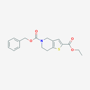 Ethyl 5-Cbz-4,5,6,7-Tetrahydrothieno-[3,2-c]pyridine-2-carboxylateͼƬ