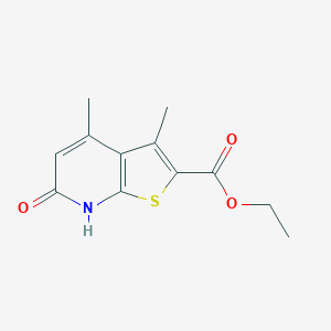 Ethyl 3,4-Dimethyl-6-oxo-6H,7H-thieno[2,3-b]pyridine-2-carboxylateͼƬ