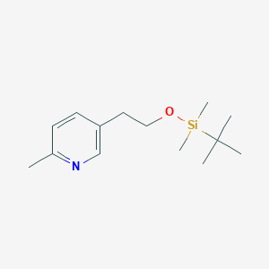 5-[2-(tert-Butyldimethylsilyloxy)ethyl]-2-methyl-pyridineͼƬ