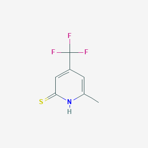 6-Methyl-4-(trifluoromethyl)pyridine-2-thiolͼƬ