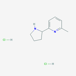 2-Methyl-6-pyrrolidin-2-yl-pyridine dihydrochlorideͼƬ