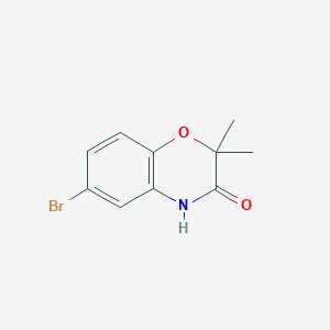 6-Bromo-2,2-dimethyl-2h-benzo[b][1,4]oxazin-3(4h)-one图片