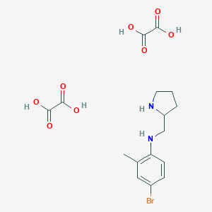 4-Bromo-2-methyl-N-(pyrrolidin-2-ylmethyl)aniline DioxalateͼƬ