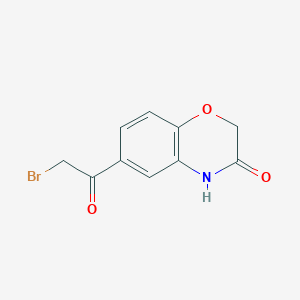 6-(2-Bromoacetyl)-3,4-dihydro-2h-1,4-benzoxazin-3-one图片