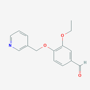 3-Ethoxy-4-(pyridin-3-ylmethoxy)benzaldehyde图片