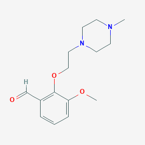 3-Methoxy-2-[2-(4-methyl-piperazin-1-yl)-ethoxy]-benzaldehyde图片