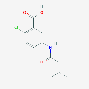 2-Chloro-5-(3-methylbutanamido)benzoic AcidͼƬ