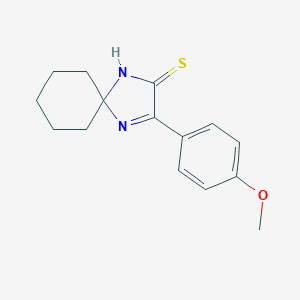 3-(4-Methoxyphenyl)-1,4-diazaspiro[4,5]dec-3-ene-2-thioneͼƬ