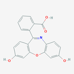 2-(3,7-Dihydroxy-dibenzo[b,f][1,4]oxazepin-11-yl)-benzoic acidͼƬ