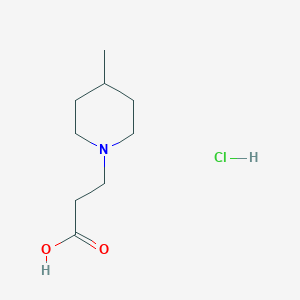 3-(4-methyl-1-piperidinyl)propanoic acid hydrochlorideͼƬ