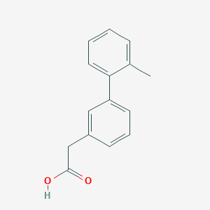 [3-(2-Methylphenyl)phenyl]acetic AcidͼƬ