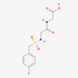 2-{2-[(4-Fluorophenyl)methanesulfonamido]acetamido}acetic Acid图片