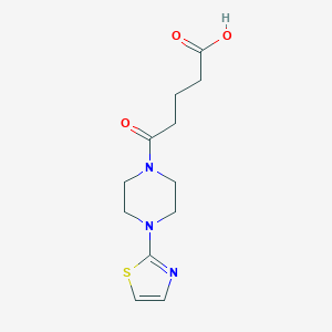 5-Oxo-5-[4-(1,3-thiazol-2-yl)piperazin-1-yl]pentanoic Acid图片