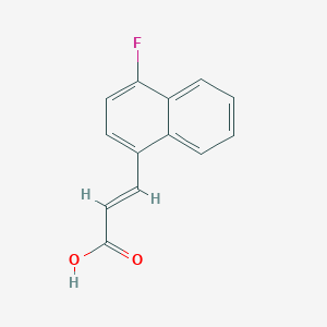 (2E)-3-(4-fluoronaphthalen-1-yl)prop-2-enoic acidͼƬ