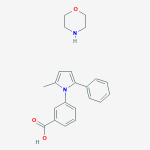 Benzoic acid,m-(2-methyl-5-phenylpyrrol-1-yl)-,compd,with morpholine(11)ͼƬ