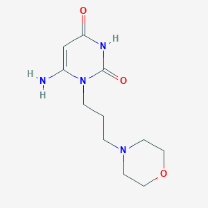 6-amino-1-(3-morpholin-4-ylpropyl)pyrimidine-2,4(1H,3H)-dioneͼƬ