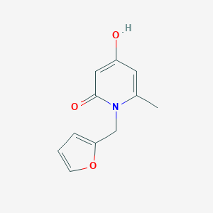 1-(2-Furylmethyl)-4-hydroxy-6-methylpyridin-2(1H)-oneͼƬ