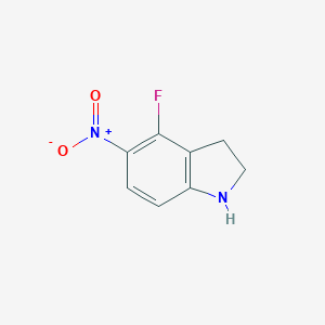 4-Fluoro-5-nitro-2,3-dihydro-1H-indole图片