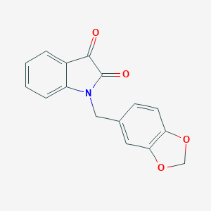 1-(1,3-Benzodioxol-5-ylmethyl)-1H-indole-2,3-dioneͼƬ