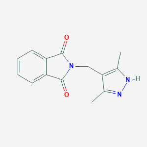 2-[(3,5-Dimethyl-1H-pyrazol-4-yl)methyl]-2,3-dihydro-1H-isoindole-1,3-dione图片