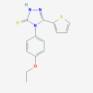 4-(4-Ethoxyphenyl)-5-(thiophen-2-yl)-4H-1,2,4-triazole-3-thiolͼƬ