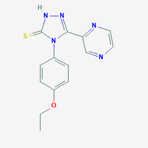 4-(4-Ethoxyphenyl)-5-(pyrazin-2-yl)-4H-1,2,4-triazole-3-thiol图片