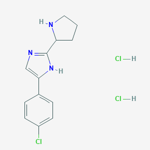 4-(4-chlorophenyl)-2-(pyrrolidin-2-yl)-1H-imidazole dihydrochlorideͼƬ