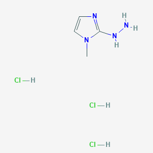 2-hydrazinyl-1-methyl-1H-imidazole trihydrochlorideͼƬ