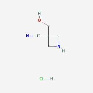 3-(hydroxymethyl)azetidine-3-carbonitrilehydrochlorideͼƬ