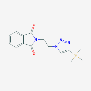 2-{2-[4-(trimethylsilyl)-1H-1,2,3-triazol-1-yl]ethyl}-2,3-dihydro-1H-isoindole-1,3-dioneͼƬ