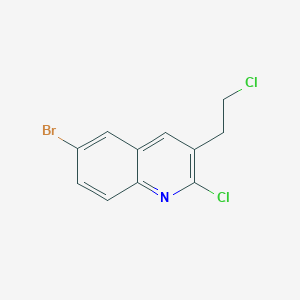 2-Chloro-3-(2-chloroethyl)-6-bromoquinolineͼƬ