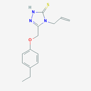 4-Allyl-5-[(4-ethylphenoxy)methyl]-4H-1,2,4-triazole-3-thiolͼƬ